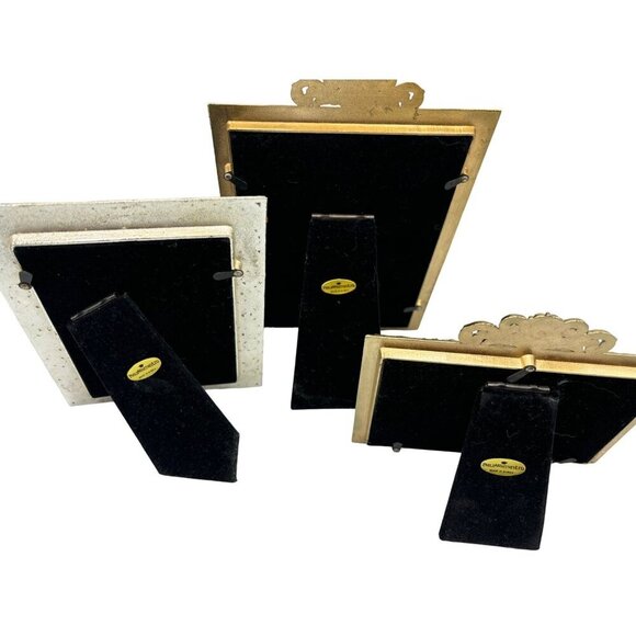Set Of 3 Philip Whitney Gold-Plated Picture Frames 5x7 and 3.5x5 - Picture 5 of 5